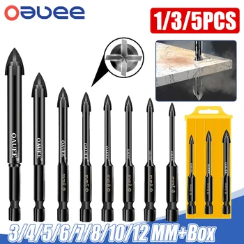 Juego de brocas de impacto con cabeza de lote magnético, destornillador eléctrico antideslizante con cruz fuerte PH2, alta dureza, 1/3/5 Uds.