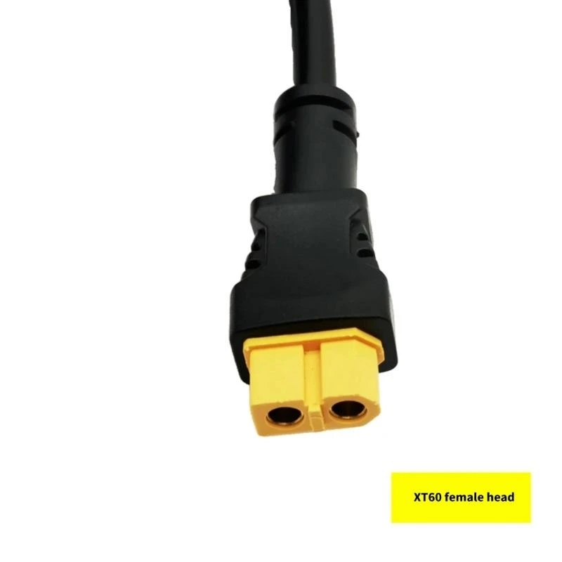  DC7909 Male to XT60 Female Adapter Cable 16AWG for Solar Panel Charging and Outdoor Power Solution 150cm