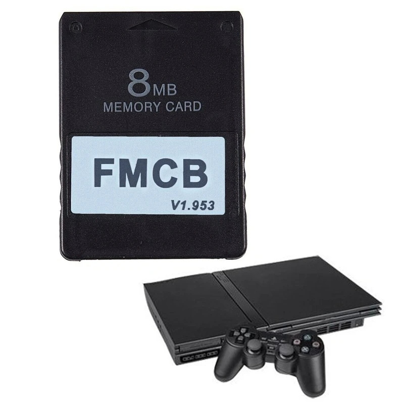 بطاقة ذاكرة FMCB v1.953 لبطاقة McBoot المجانية 8 ميجابايت 16 ميجابايت 32 ميجابايت 64 ميجابايت OPL MC استبدال بطاقة برنامج