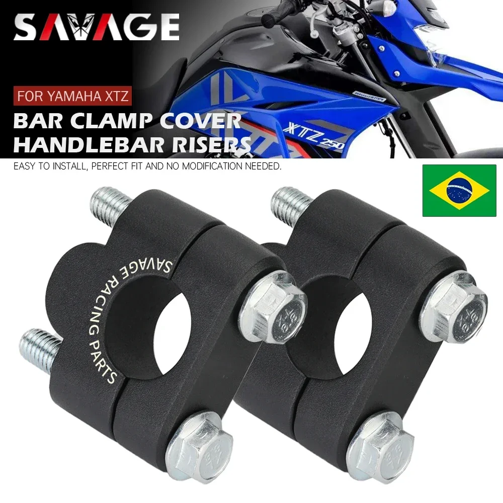 Handlebar Riser Clamp Cover For YAMAHA XTZ 250 Tenere /Lander XTZ 125 150 Crosser XTZ125 XTZ250 Motorcycle Handle Bar Mount