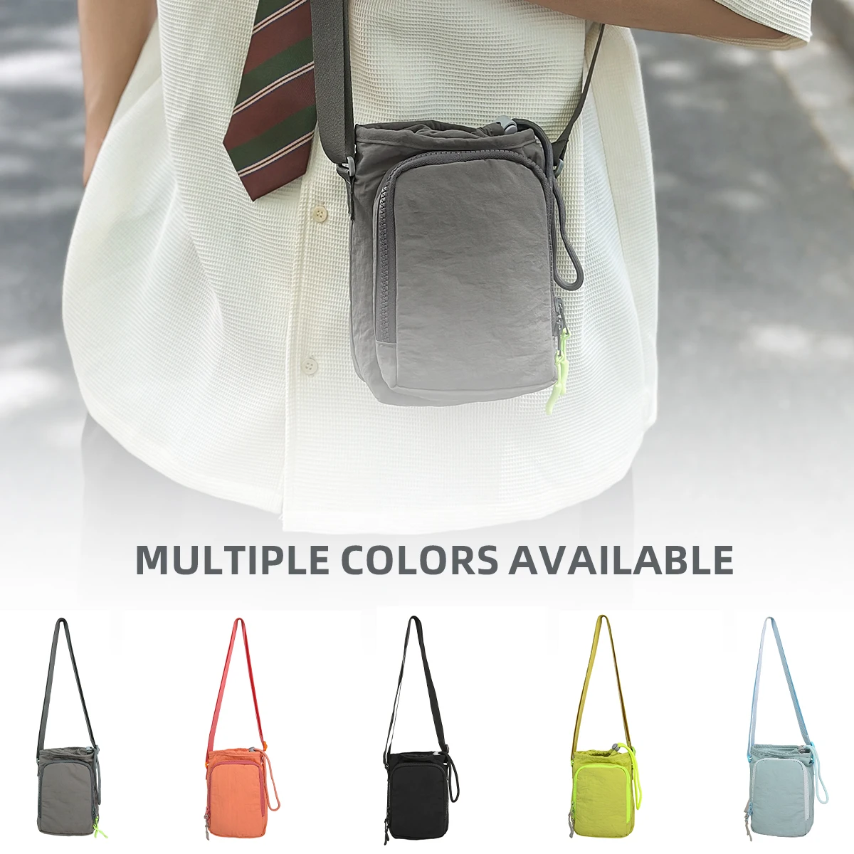 Hochwertige, stilvolle Handytasche für Damen, Umhängetasche, Wasserflaschentasche, Mini-Sommerhandtasche, Schlüsseltasche, Schultertasche, für Wanderungen, Trekking, Laufen, Tasche für Taschentücher. – Detail 1