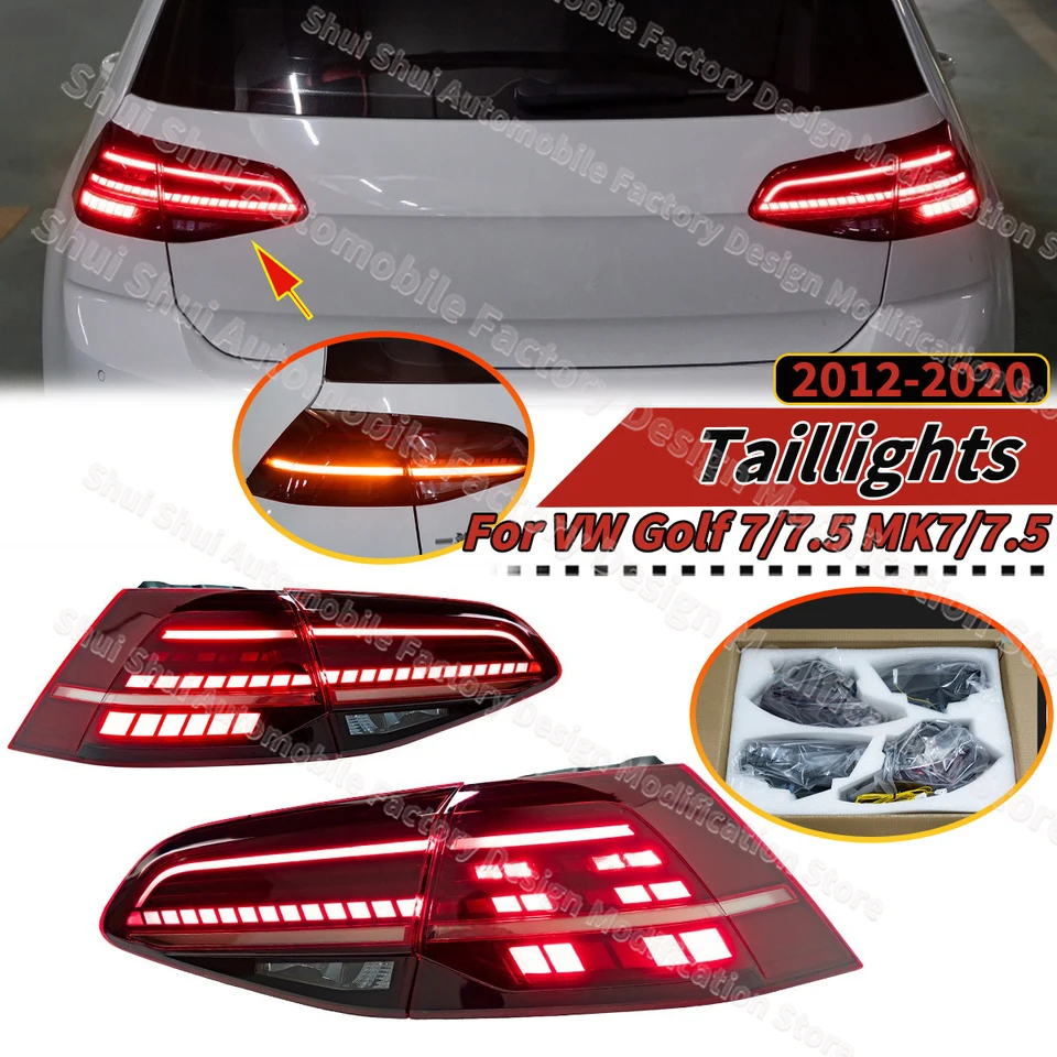 フォルクスワーゲン ゴルフ 7/7.5 MK7/7.5 2012-2020用テールライト