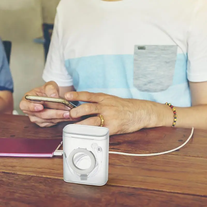 Data Cable Mini Case Charging Cable Earphone Mini Organizer Box Electronics Organization And Electrical Cord Box For Traveling