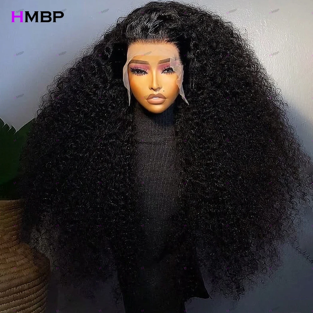 13x4/13x6 HD Lace Frontal Wigs 350/450 High Density Afro Kinky Curly Wigs 100% Human Hair Wigs 16-36 Inch Wear And Go For Women