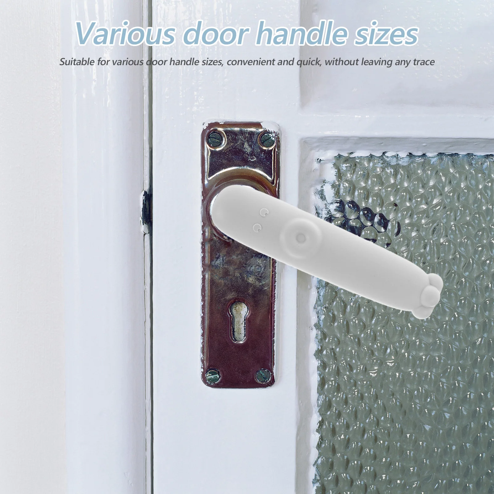 

Cute Octopus Silicone Handle Covers Baby Proof Doorknob Protector Anti-Collision Noise Reduction Soft Durable Easy Installation