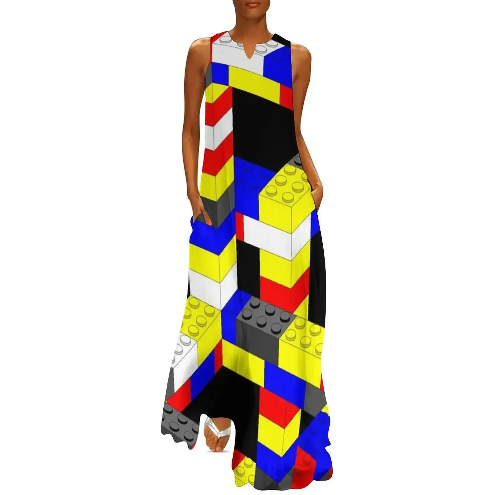 

Impossible Cube Bricks Original Long Dress long dress women dress party night dresses for womens