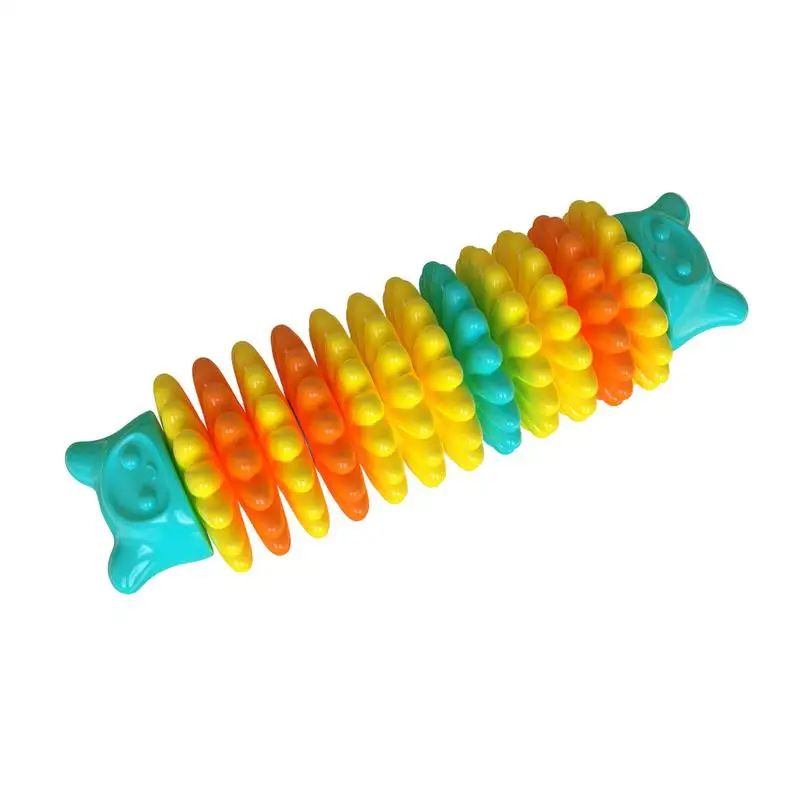 Caterpillar Dog Teething Toy Bite-Resistant Caterpillar Shape Dog Toy Flexible Dog Chewing Stick For Homes Yards Small To Medium