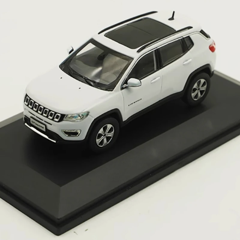 Diecast 1:43 Scale Original COMPASS SUV Alloy Car Model Finished Product Simulation Toy Collection Gift Static Model Display