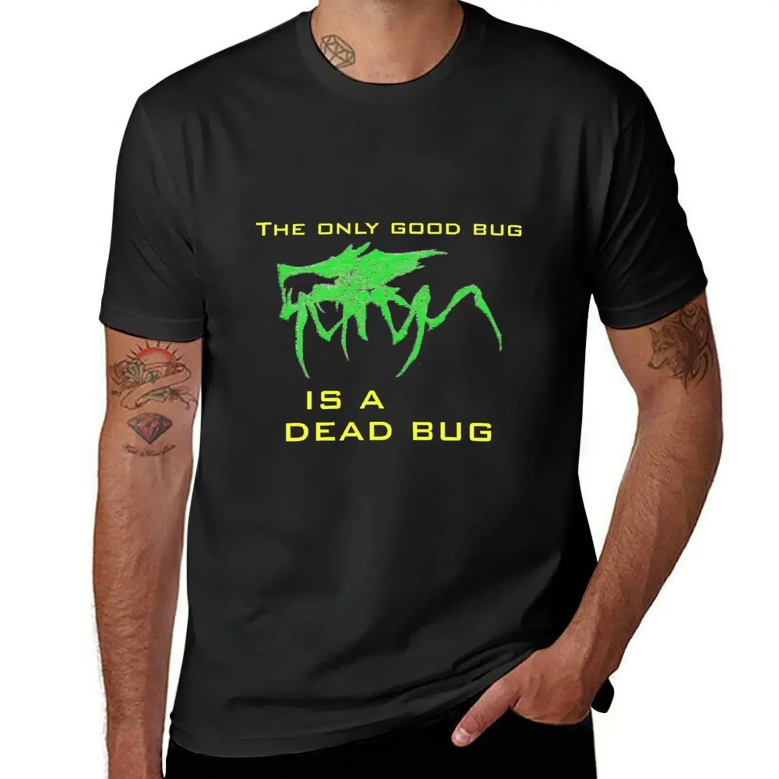 

The only good bug is a dead bug T-Shirt Short sleeve tee animal prinfor boys oversized Men's t-shirts