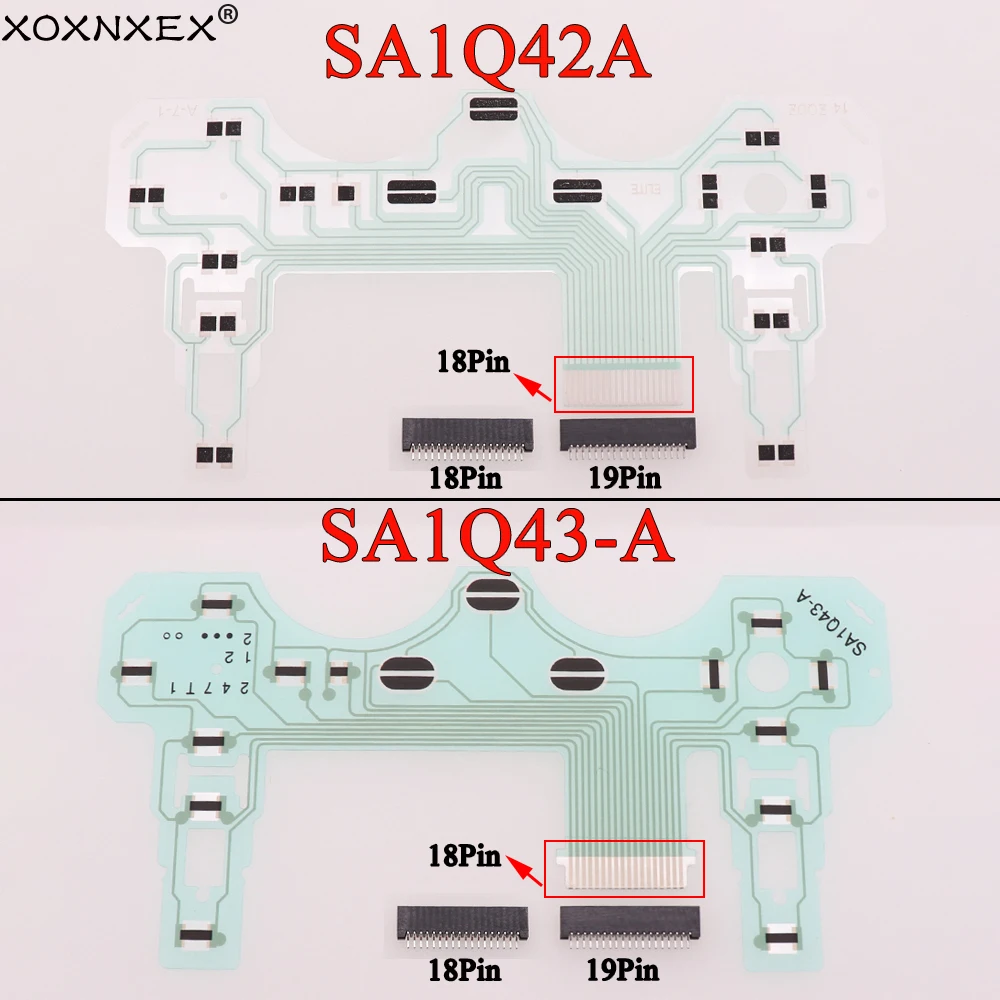 For Sony PS2 SA1Q42A SA1Q43-A Ribbon Circuit Board Film Joystick Flex Cable Conductive Film For PS2 Controller