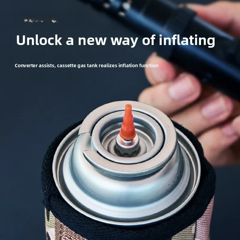 في الهواء الطلق كاسيت خزان الغاز نفخ فوهة يمكن تضخم ل أخف لحام بندقية بندقية رذاذ التخييم اكسسوارات خزان محول