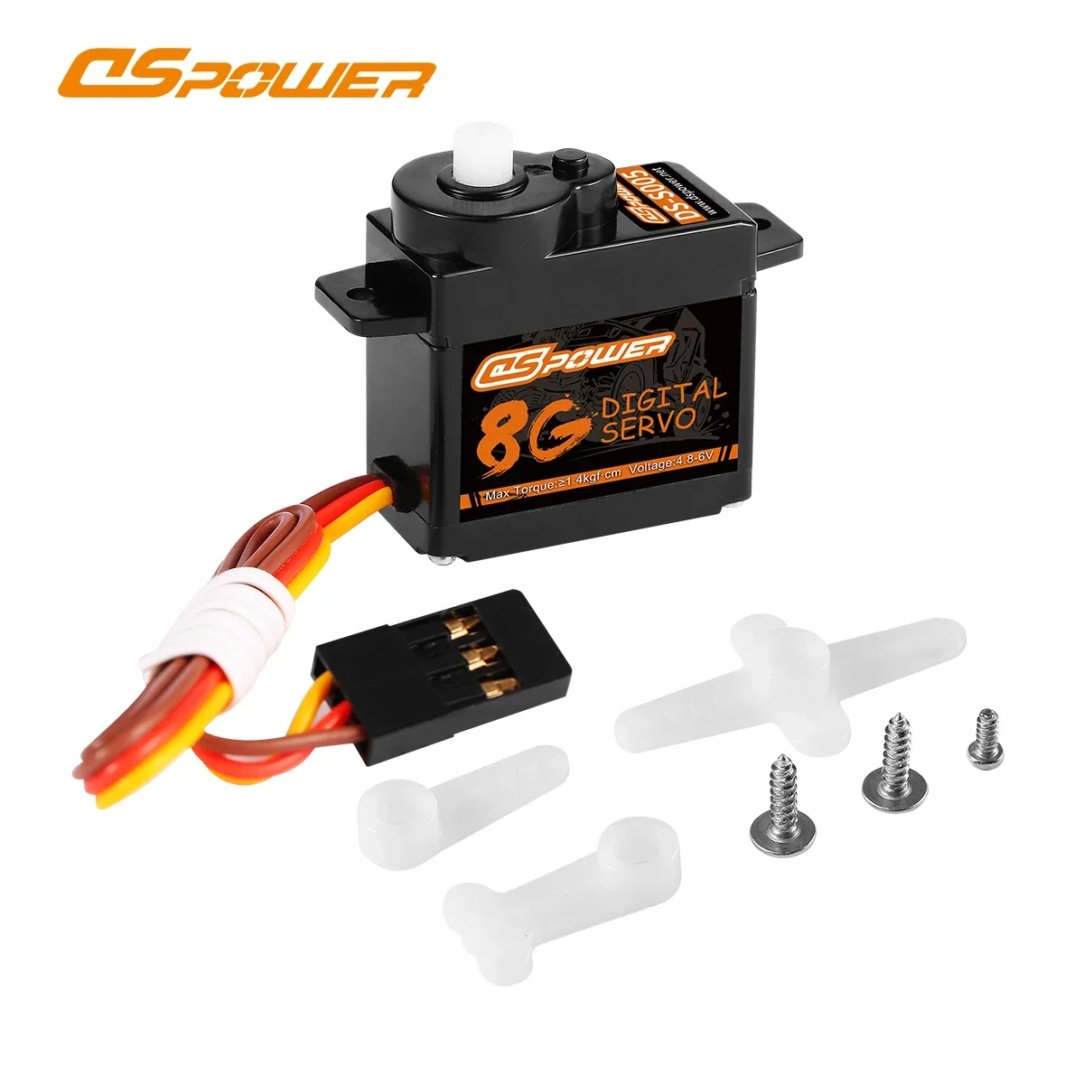 DSPOWER 8g Micro Digital Servo Motoriduttore In Plastica per 1/24 RC Auto SCX24 WLtoys k969 k989 k999 Mini Q Aereo Robot Ala Fissa