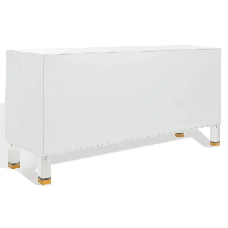 Beige integrated wall-mounted locker apartment living room low tea cabinet living room/kitchen side cabinet