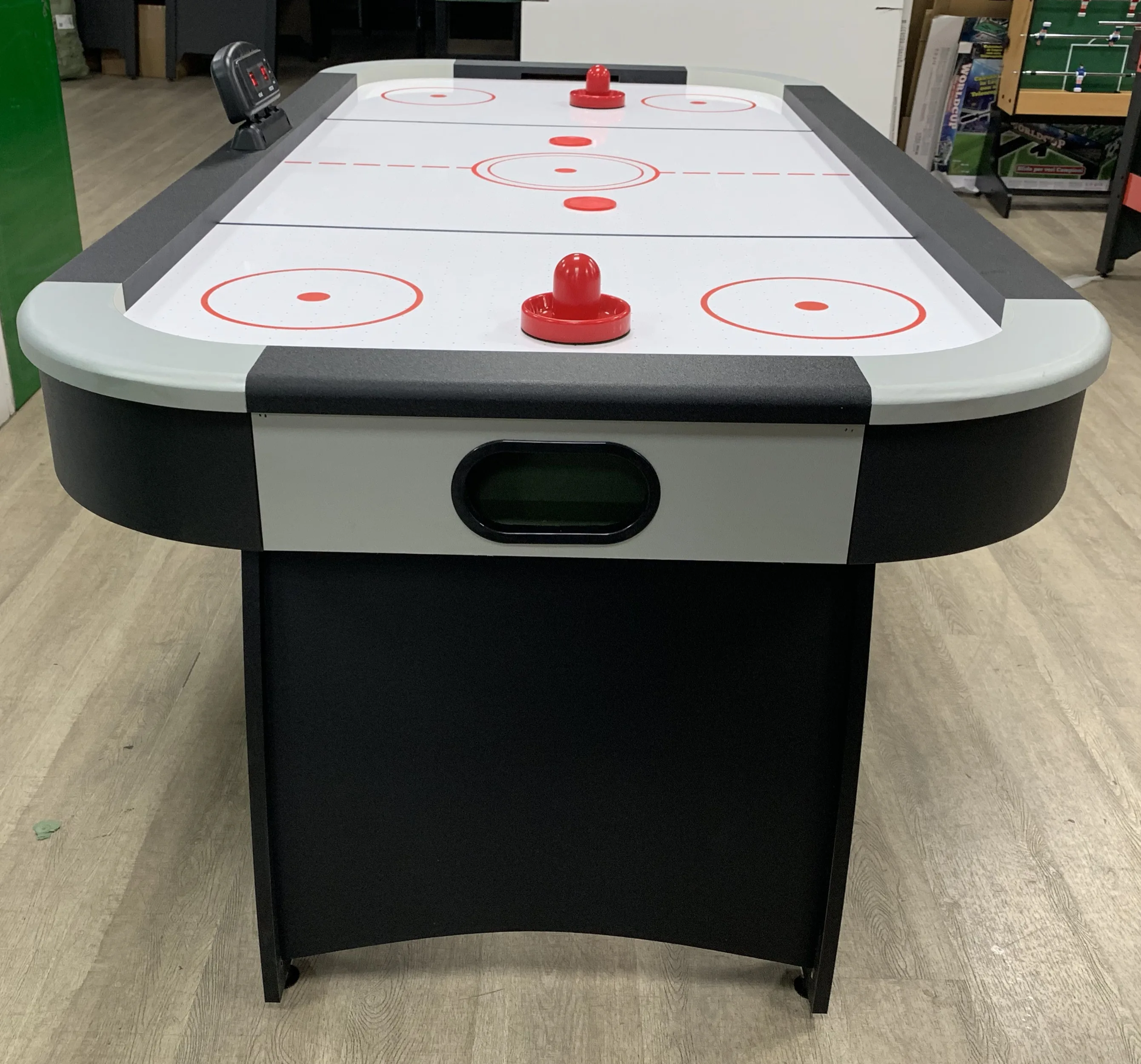 2026  Factory Directly Wholesale 6FT Air Hockey Table, Electronic Air Hockey Game Table for Party Home Company