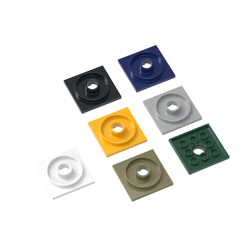 WANGE 41Pcs/Lot 73603 Meja Putar Dudukan Blok Bangunan Moc Aksesoris Warna Kompatibel dengan Brick DIY Suku Cadang Mainan Hadiah