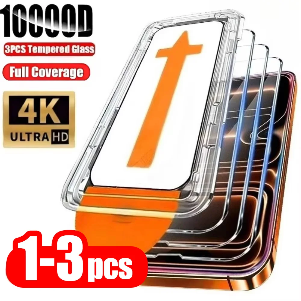 1-3Pcs HD Tempered Glass For Samsung A57 A56 A17 A16 A56 A37 A36 A55 A16 S26 S25 S24 Ultra A34 A35 A52 A53 A54 A07 Plus S20 FE