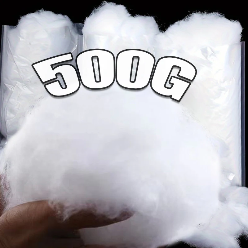 Fluffy Artificial Fake Snow Christmas Fake Cotton Decoration Set for Snow Fight Indoor Scene Xmas Village Tree Decor Doll Filler