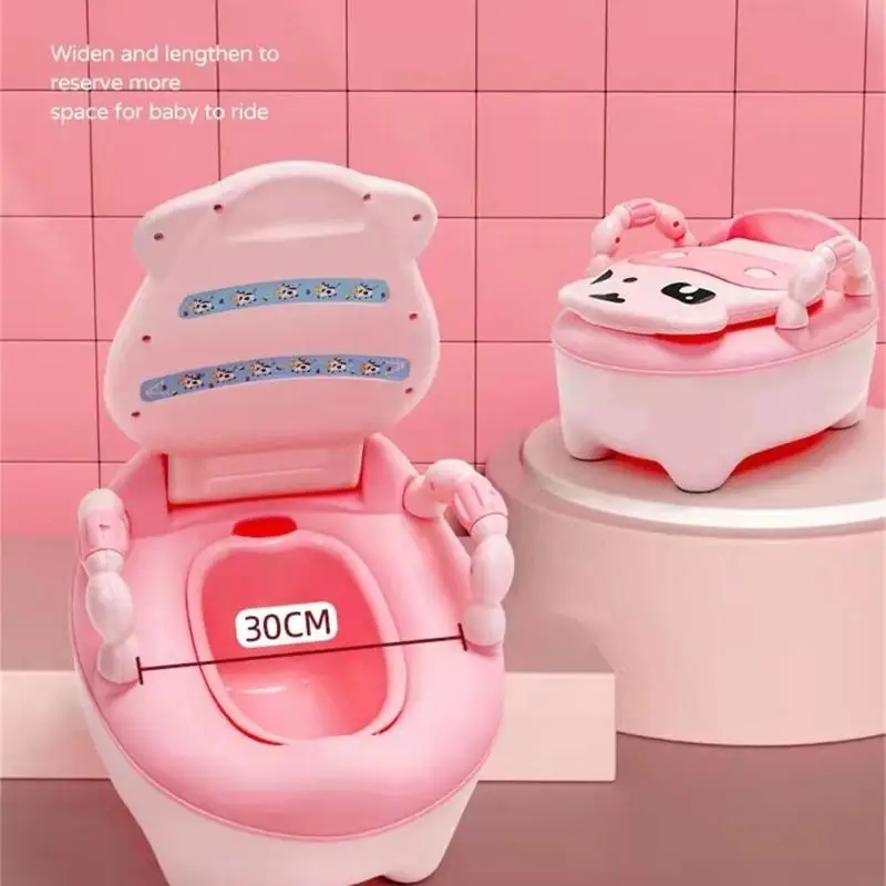 Toddler Potty Cartoon Baby Toilet Trainer Portable Training Toilet for Travel Stable Bottom Nonslip Potty Training Chair