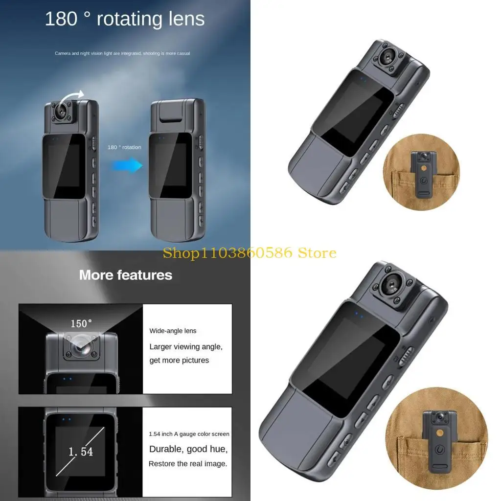 

242A Mini Body Camera Waterproof Camcorder Wearable Recorder