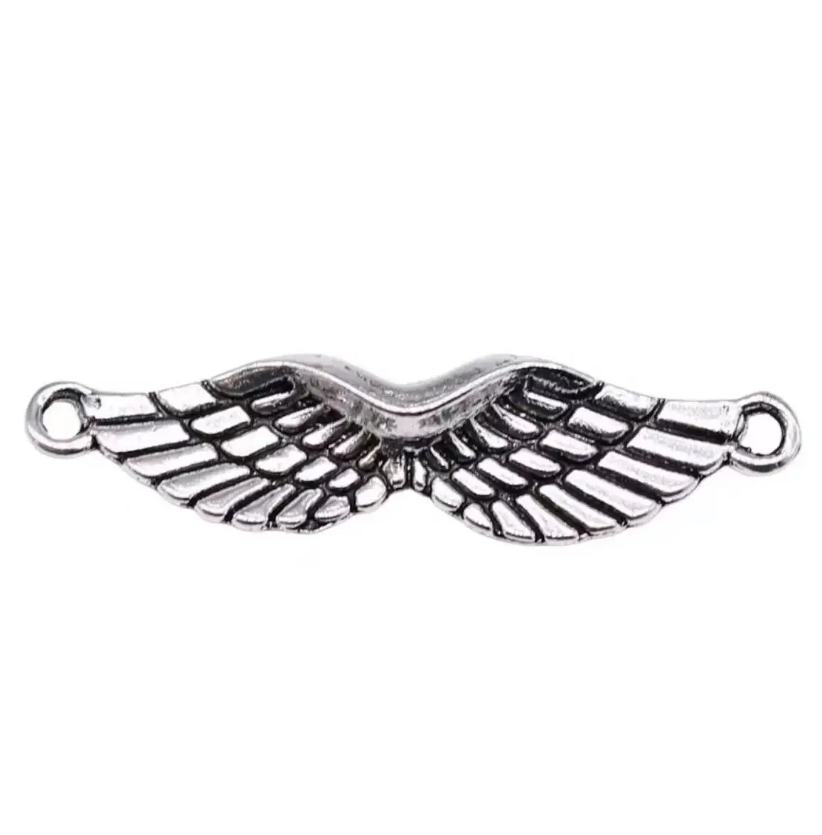 

25pcs 35*9mm Lovely connector wings design for jewelry handmade Zinc alloy metal HW3060