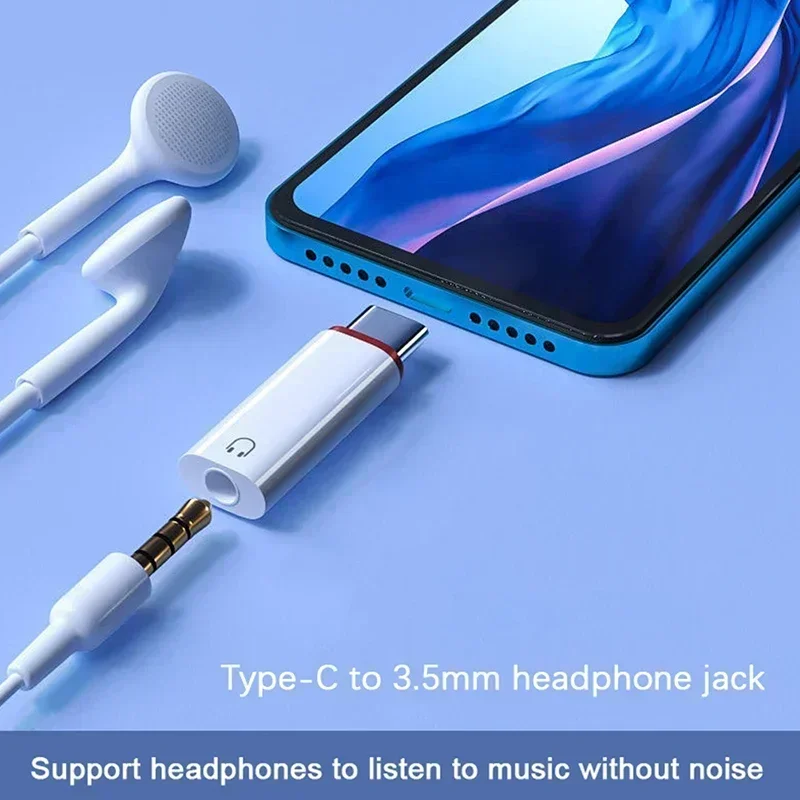 3.5mm Female to Type C Male Adapter For  For Xiaomi/POCO/Huawei Wired Headset Converter OTG Earphone Audio AUX Adapter image 3