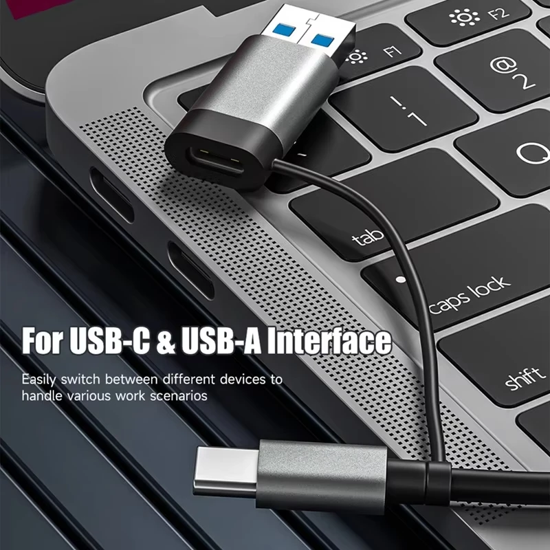 5 in1 USB 3.0 قارئ بطاقات الذاكرة USB-C إلى TF/SD/XQD بطاقة عالية السرعة قارئ محول محور آيفون 15 برو/ماكس برو/الهواء 2023-A77P