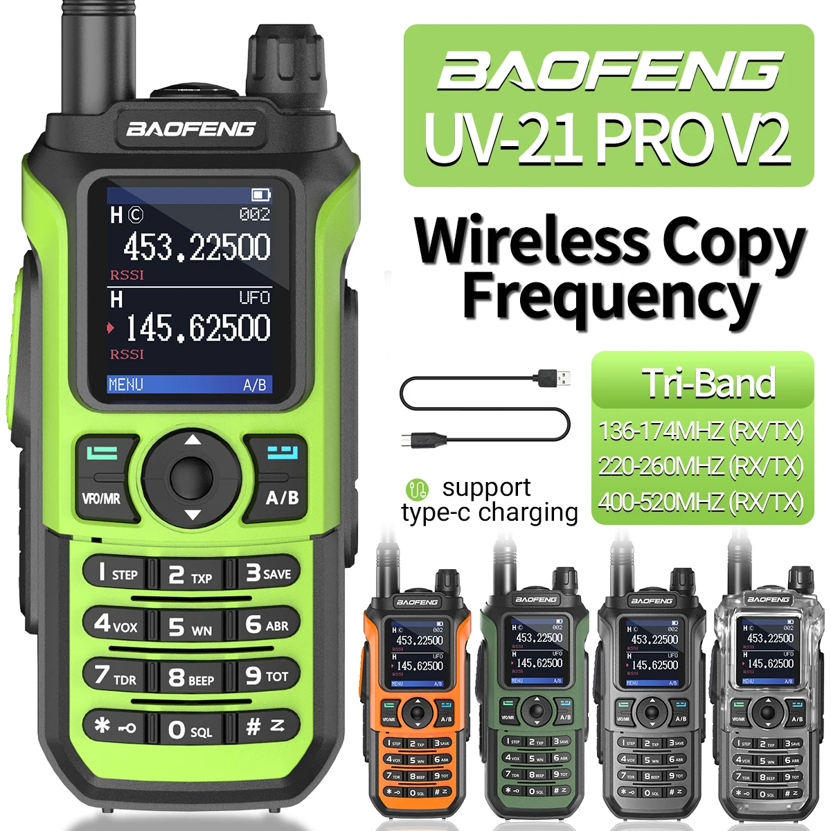 baofeng-walkie-talkie-uv-21-pro-v2-wireless-copy-frequency-long-range-multi-band-type-c-transceiver-2-way-radio-for-outdoor
