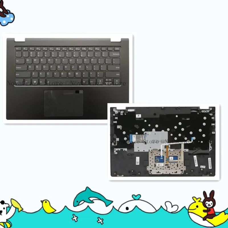 New For C340-14 C340-14IWL C340-14API C340-14IML Palmrest w/Backlit Black