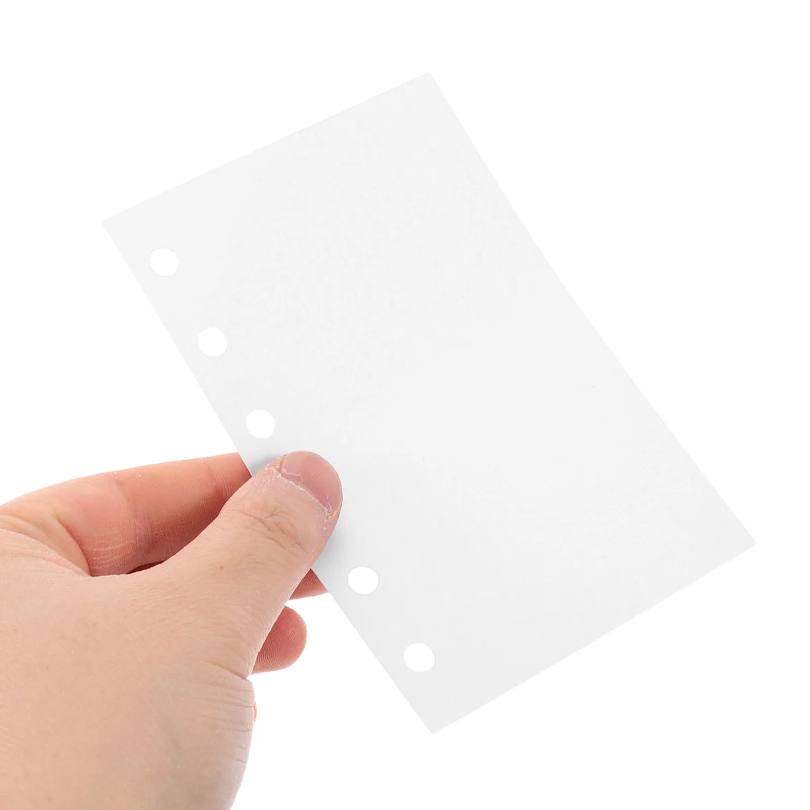60Pcs Sticker Keeper Pages Double Sided Release Paper 4.1x2.6 A7 6 Ring Binder Inserts Sticker Collecting Storage