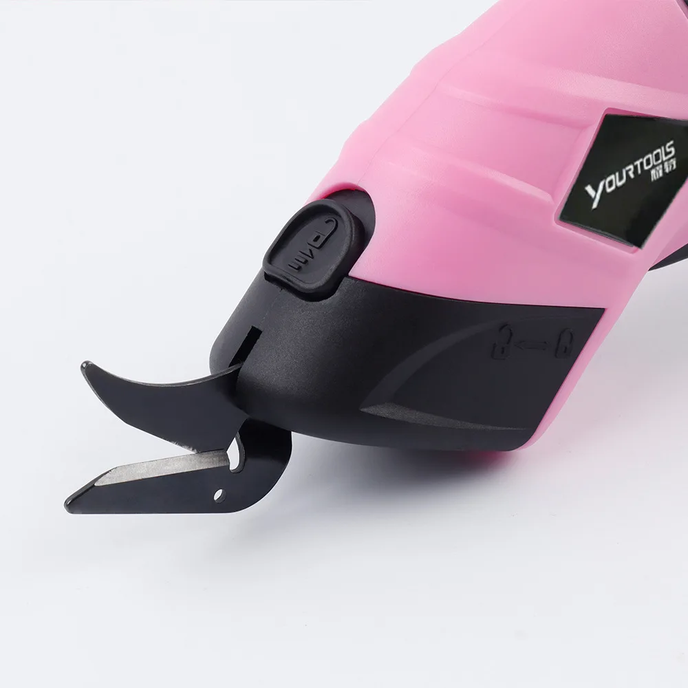 RANKSEA مقص كهربائي آلة قطع النسيج مقص كهربائي خياط ملابس محددة التشذيب مقص كهربائي ﻿