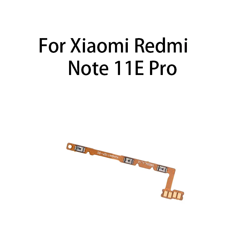 

Power ON OFF Mute Switch Control Key Volume Button Flex Cable For Xiaomi Redmi Note 11E Pro