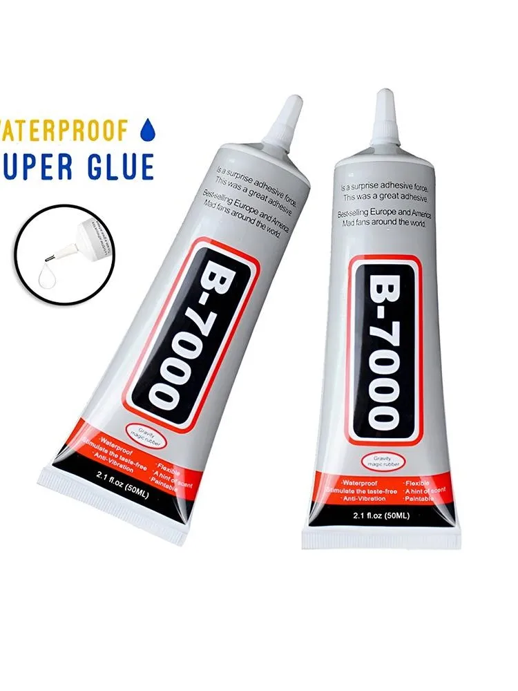 Colle transparente pour réparation d'écran de téléphone, 15-110ML, T7000 B7000, adhésif universel pour verre et plastique, bricolage avec applicateur de précision, B-7000