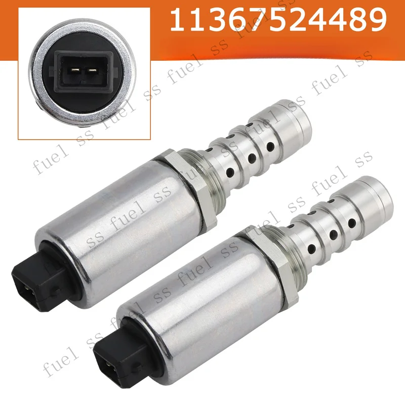 S+ 2PCS Variable Timing Solenoid VVT Valve 11367524489 for BMW 540i 740i 740il X5