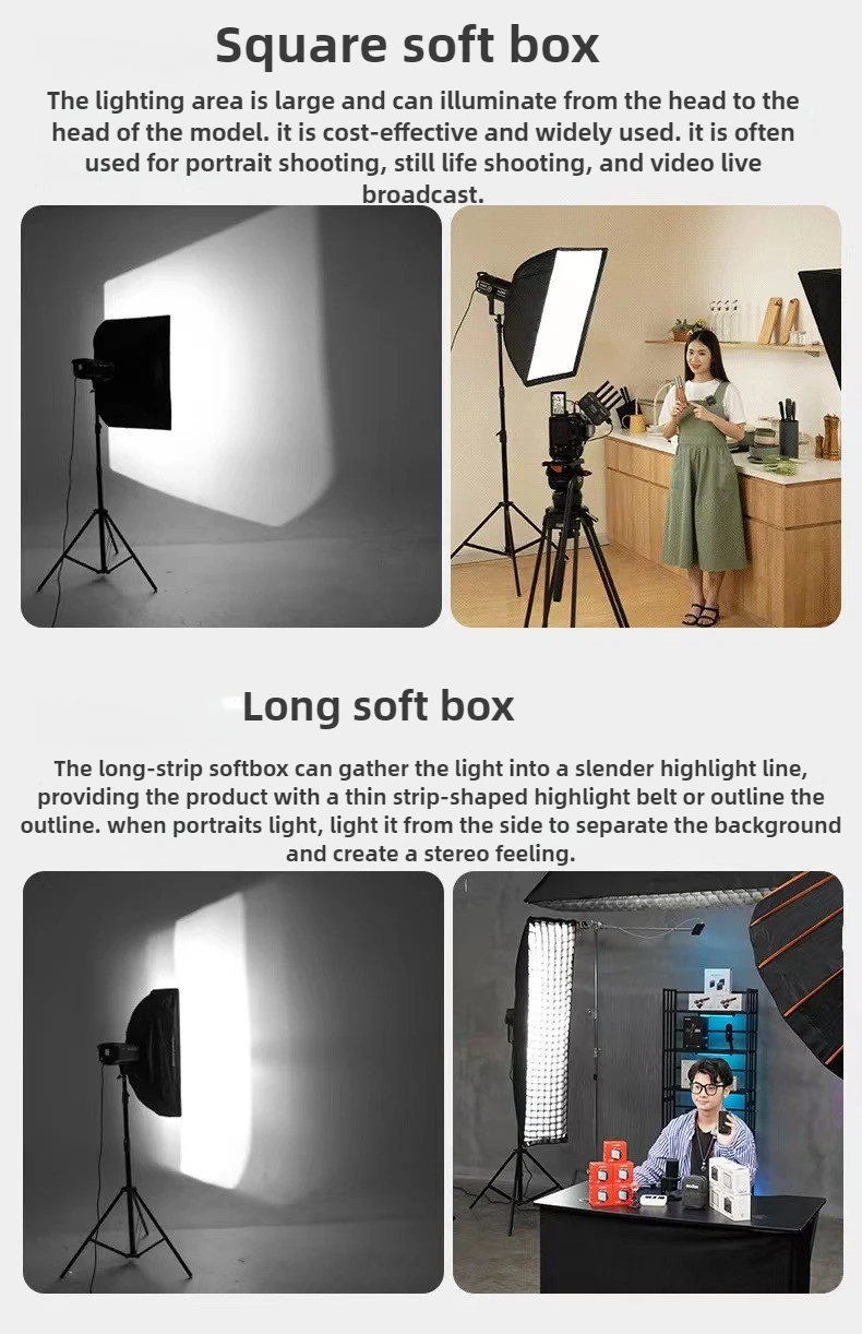 50cm 65cm 70cm 90cm Softbox with Bowens interface Light Box Photo Soft Light Box For Professional Photography Photo Studio