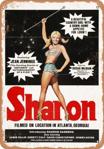 Metal Sign - Sharon (1977) - Vintage Look