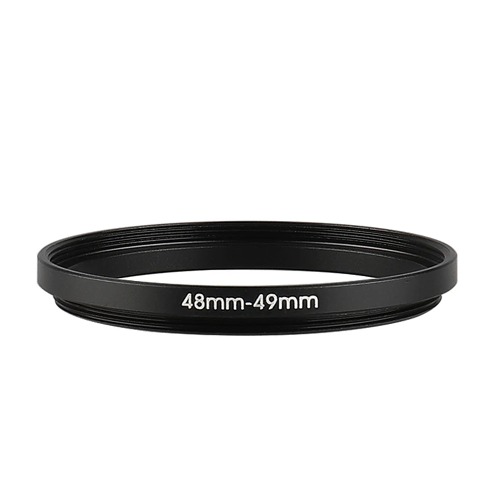 Nuevo filtro de lente de cámara anillo adaptador de Metal 48mm-49mm juego de anillos elevador 48 a 49 48-49mm 48-49 adaptador paso a paso anillo adaptador de cámara