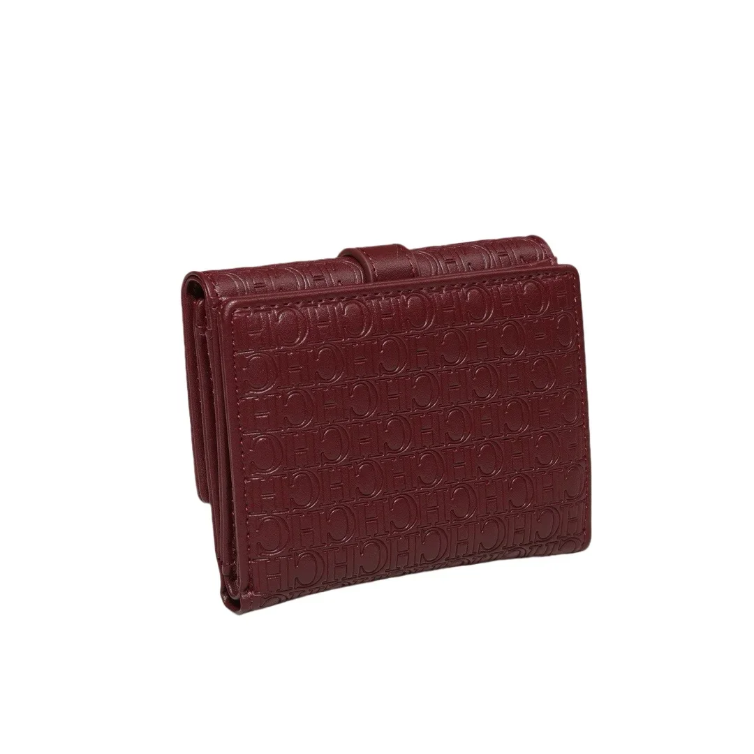 CHHC Women's Wallet Square Multi-clip Handbag Stylish and Simple Design Women's Delicate Bag Wallet