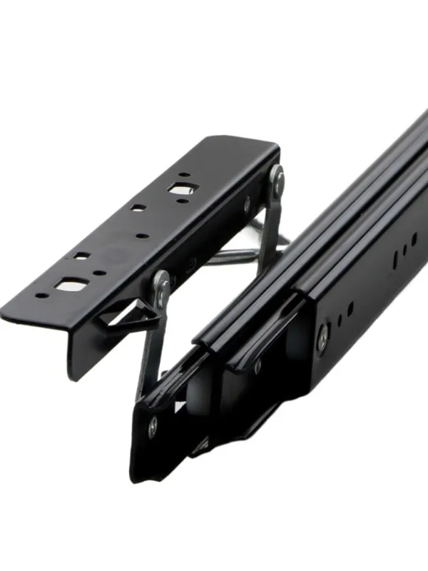 Rising invisible pull-out track telescopic desk side installation extension extension guide rail accessories desktop lift dinin