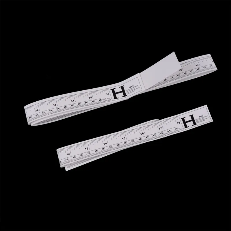 Useful Tool Silver Sewing Machine Sticker Self Adhesive Rulers Metric Measure Tape