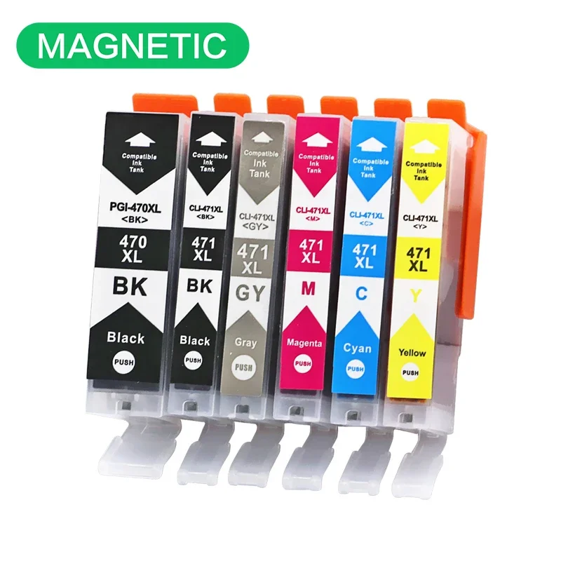 New Compatible ink cartridge For 470 471 PGI-470 CLI-471 For canon PIXMA MG6840 MG5740 MG 6840 MG 5740 TS5040 TS6040 printer