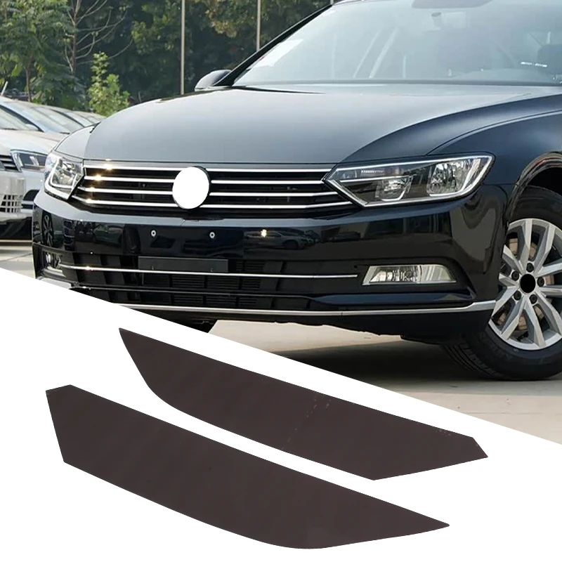

Suitable For 2015-2023 Volkswagen Magotan B8 TPU Black Car Front Headlights Turn Signal Decorative Film Sticker Car Accessories