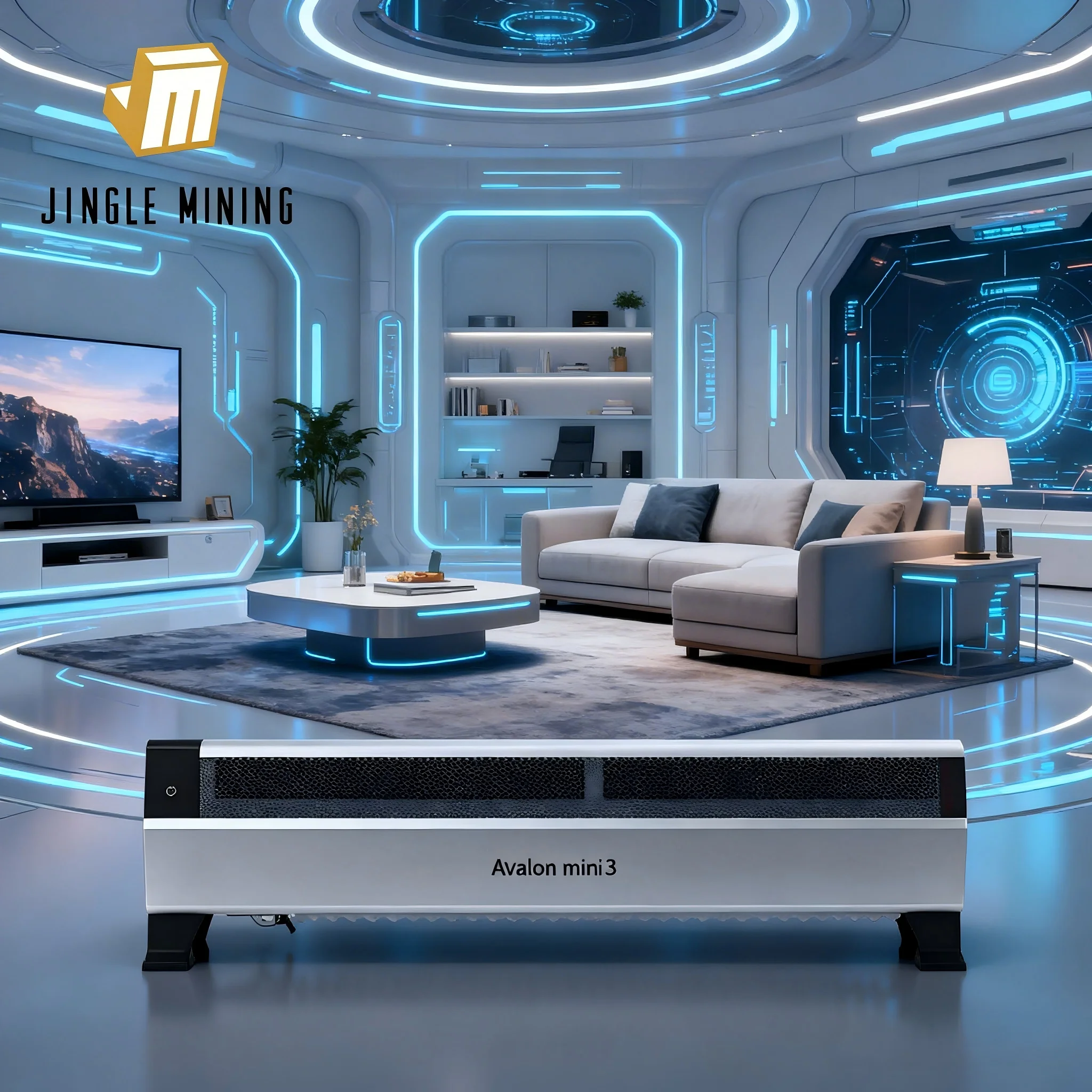 

Майнер Canaan Avalon Mini 3 Home 37.5TH/s 800W для биткойнов, криптомайнер Jingle Mining, домашняя машина для копания криптовалют, биткоин-майнеры, бытовой майнер для майнинга