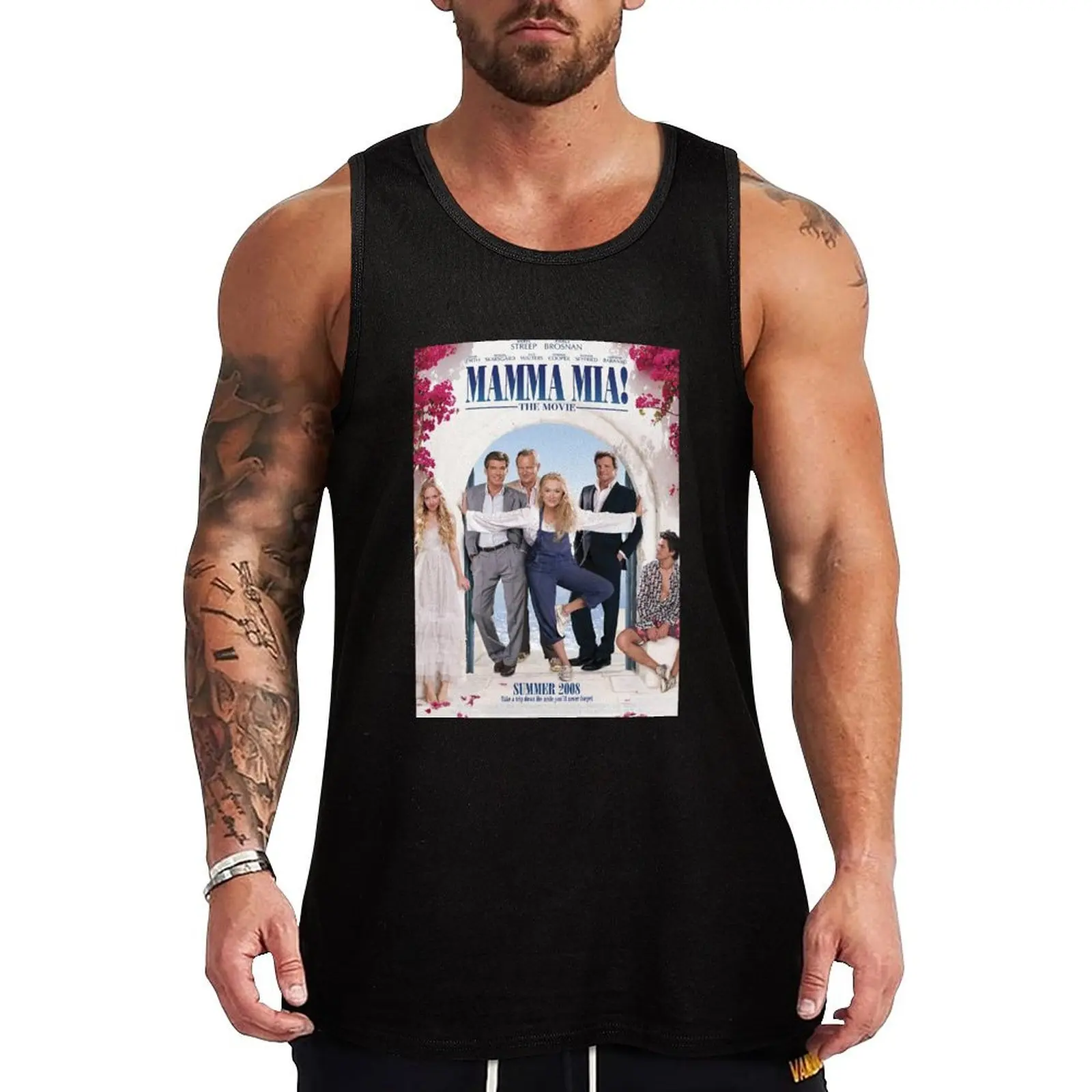 Mamma mia Tank Top gym accessories man Men's t shirt