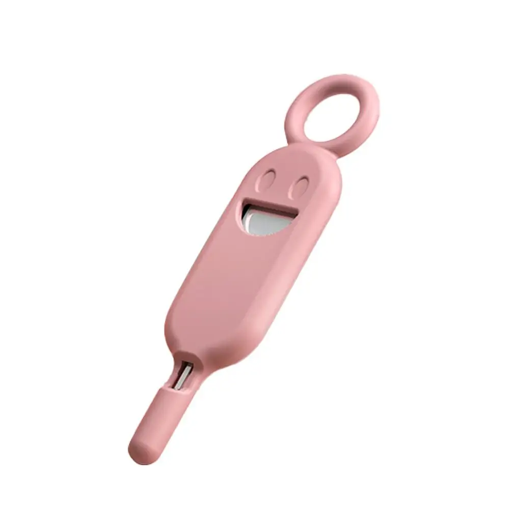 Portable SIM Card Removal Pin Anti-lost Set Smile Pattern Storage SIM Color Solid Tool Needle Phone Case Card TF Ejecter A8Q1