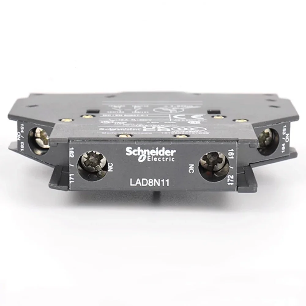 

LAD8N11 Блок вспомогательного контакта, TeSys Deca, 1НО+1НЗ, боковой монтаж, клеммы с винтовыми зажимами