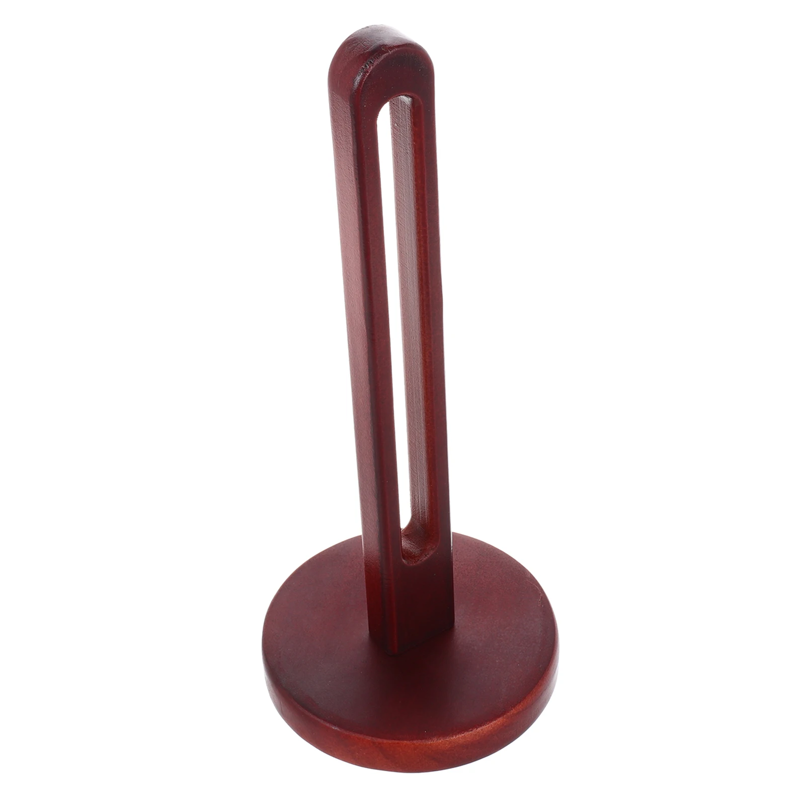 

Sturdy Wooden Standing Paper Towel Holder Space-Saving Modern Tissue Rack Organizer For Kitchen Bathroom Living Room Home Decor