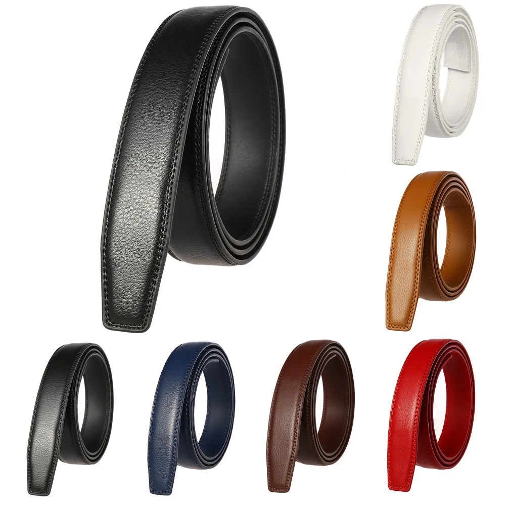 New Luxury Brand H Belts for Men High Quality Male Strap Genuine Leather Waistband Ceinture Homme,No Buckle 3.1cm