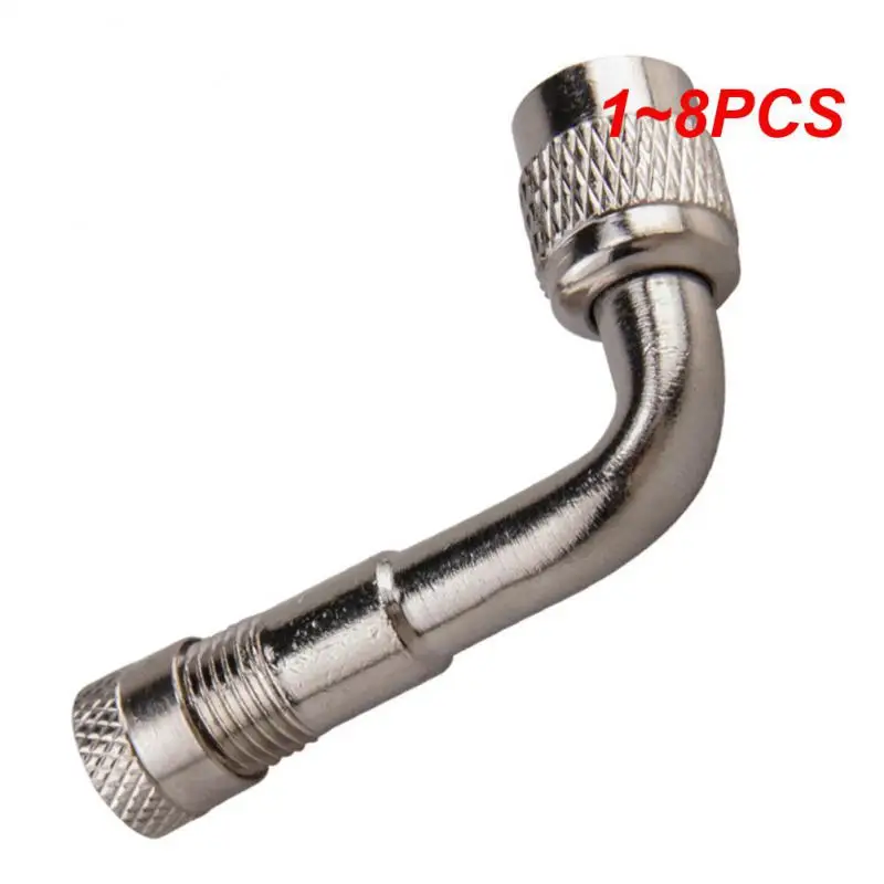 1~8PCS Valve Stem For Truck Moto Bike Accessories Valve Extension Adapter Metal Motorcycle Valve Mouth