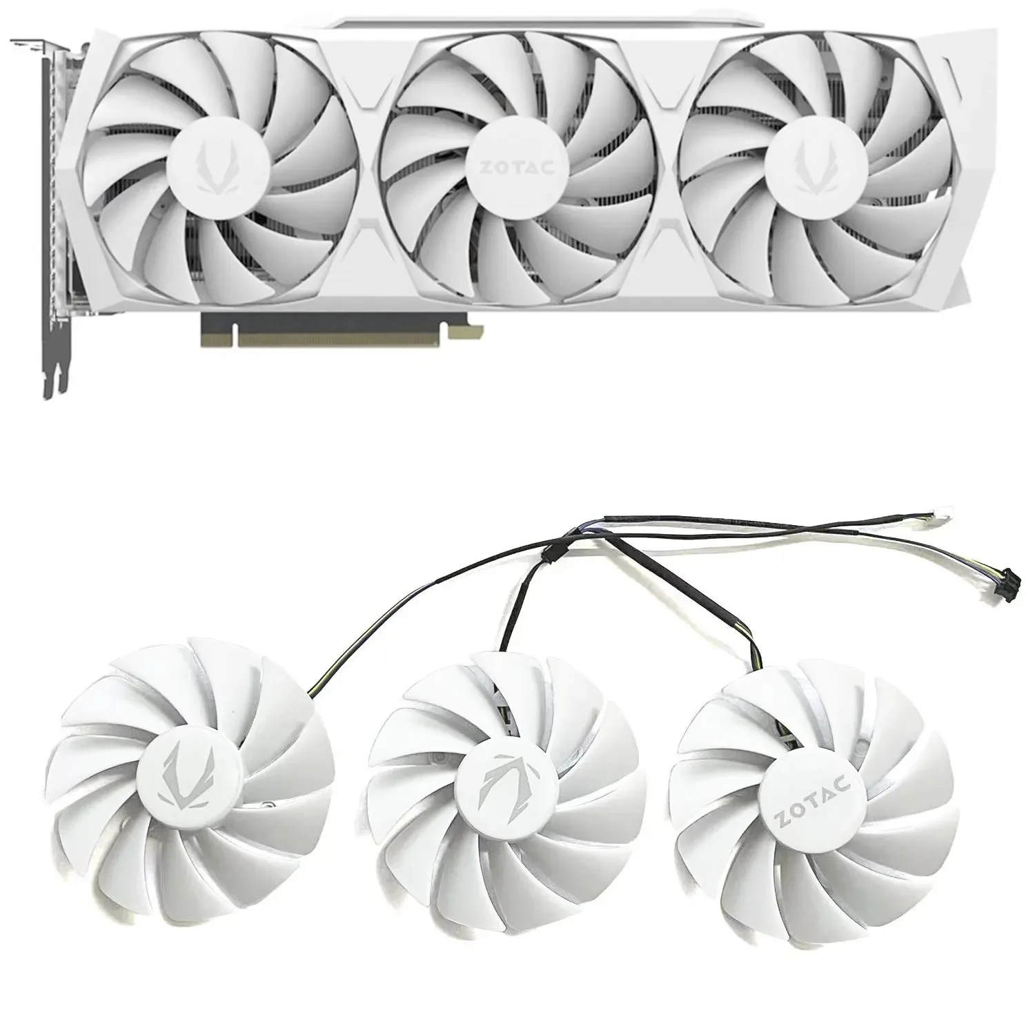 New GPU fan 4PIN 89MM CF9015H12S GA92S2U suitable for Zotac RTX 3090 RTX 3080TI RTX 3080 RTX 3070TI graphics card cooling