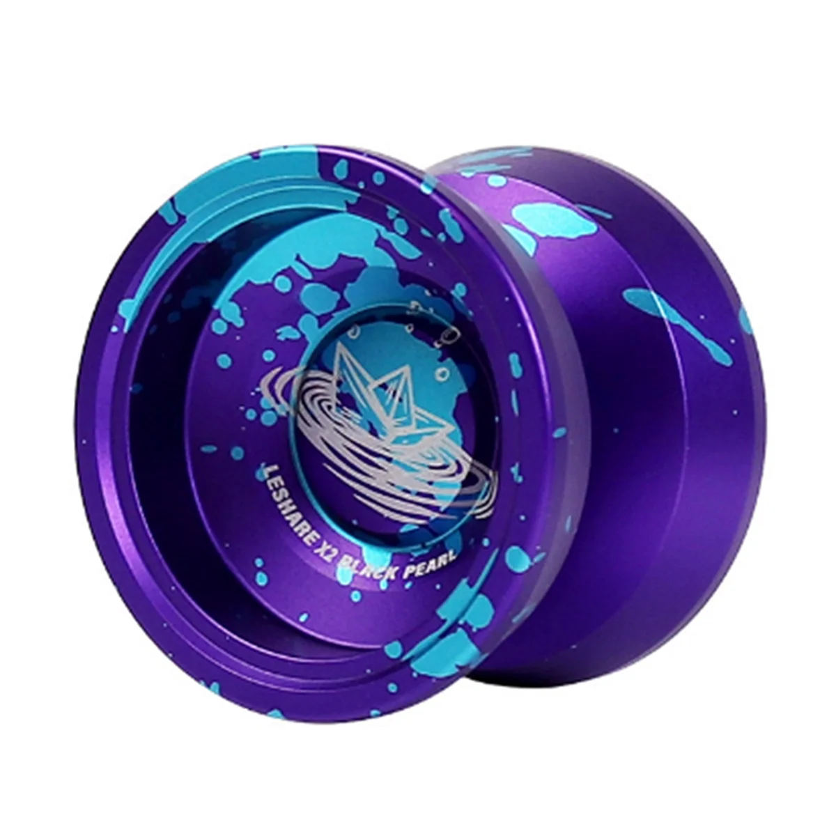 LESHARE Yoyo Magic Yoyo Professional Alloy Competition Newbie Entry Dead Sleep Turn Alive Sleep Yo-Yo Black Pearl